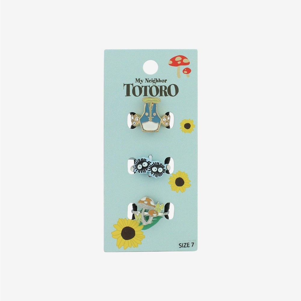 Studio Ghibli My Neighbor Totoro Ring Set Hot Topic‎